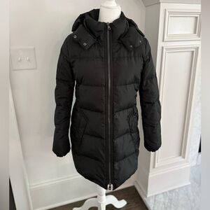 Coach Black Puffer Jacket with Hood – Women’s Size Small